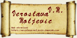 Veroslava Moljević vizit kartica